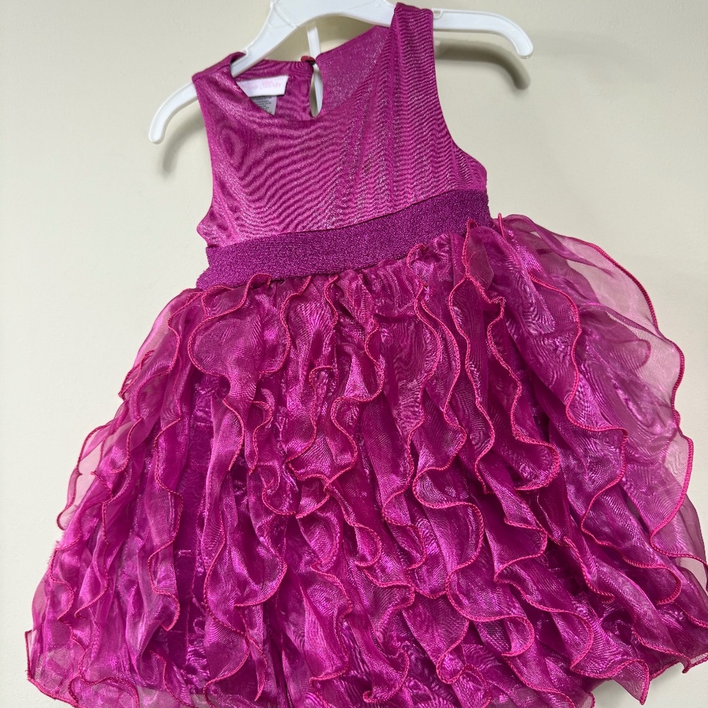 Baby Girl Dress with Diaper Cover, Size 18m